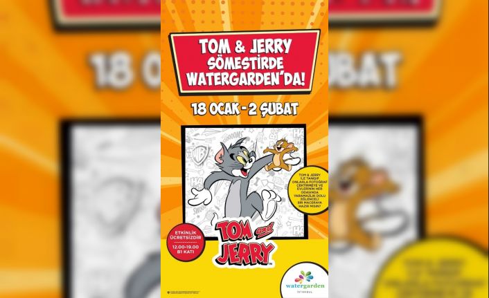 Watergarden İstanbul’da “Tom Ve Jerry” ile buluşma zamanı