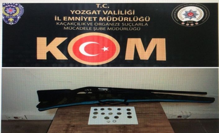 Yozgat’ta 16 parça tarihi eser ele geçirildi