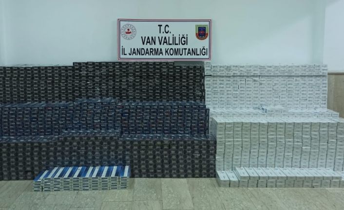 Çaldıran’da 28 bin 900 paket kaçak sigara ele geçirildi