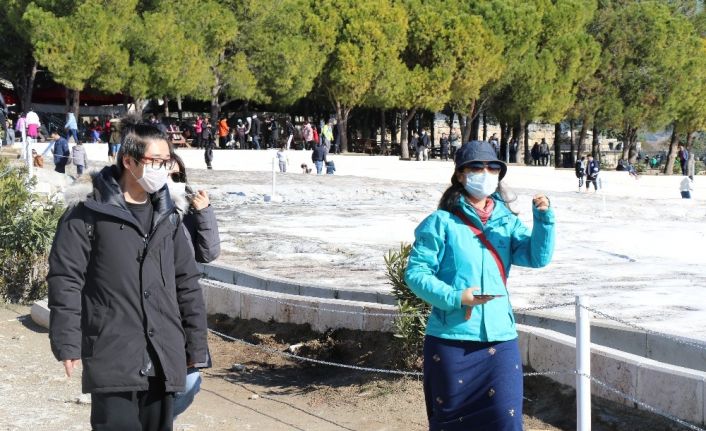 Korona virüsü Pamukkale turizmini olumsuz etkiledi