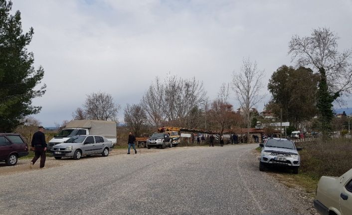 Naras Çayı’na uçan otomobil dalgıçlar tarafından bulundu