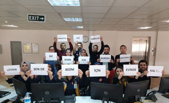 112 personelinde "evde kalın" çağrısı