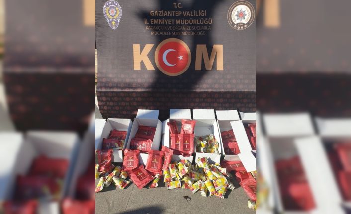 99 kilo gümrük kaçağı nargile tütünü ele geçirildi