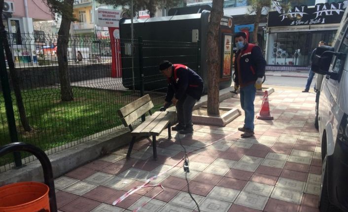 Afyonkarahisar’da parklar bulunan banklar toplandı