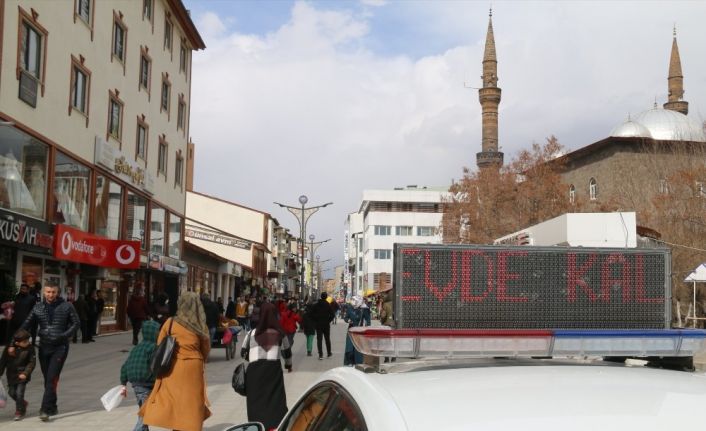 Ağrı İl Emniyet Müdürlüğünden korona virüse yönelik bilgilendirme çalışmaları