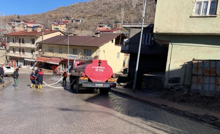 Beytüşşebap’ta caddeler temizlendi