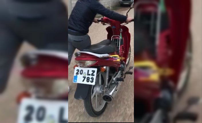 Çalınan motosiklet için sosyal medyadan yardım istedi