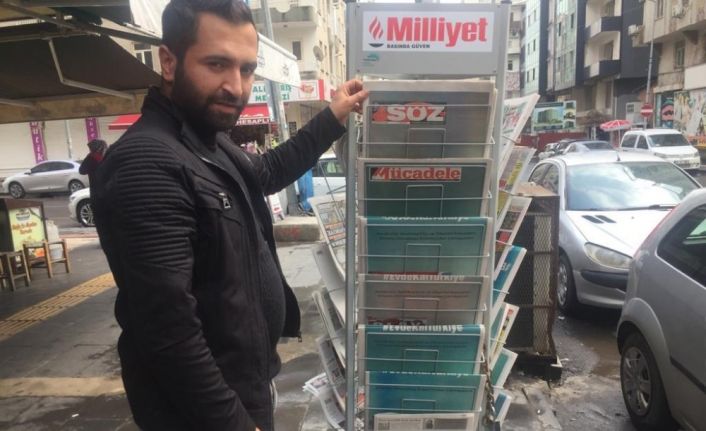 Diyarbakır gazeteleri tam sayfa ‘evde kal Diyarbakır’ manşetiyle çıktı