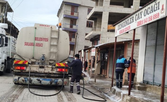 Erciş’te korona virüsü tedbirleri