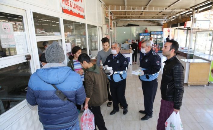 Karaköprü’de korona virüs denetimi