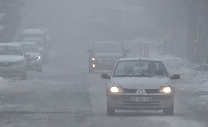 Kars’ta yoğun sis etkili oluyor