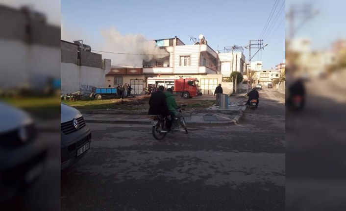 Kilis’te ikamet yangını