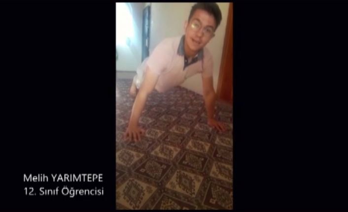 Liseli öğrencilerden ’Evde Kal’ videosu