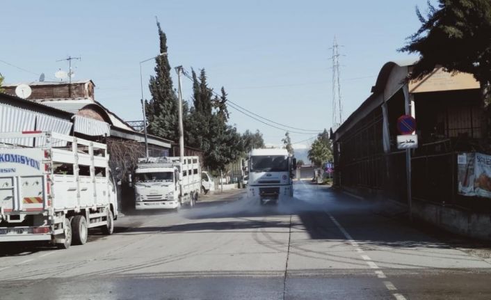 Mersin Hali her gün dezenfekte ediliyor