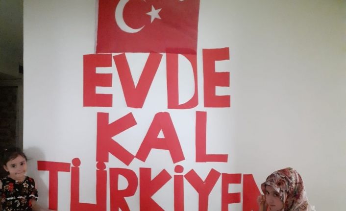 Miniklerden ’Evde Kal’ çağrısı