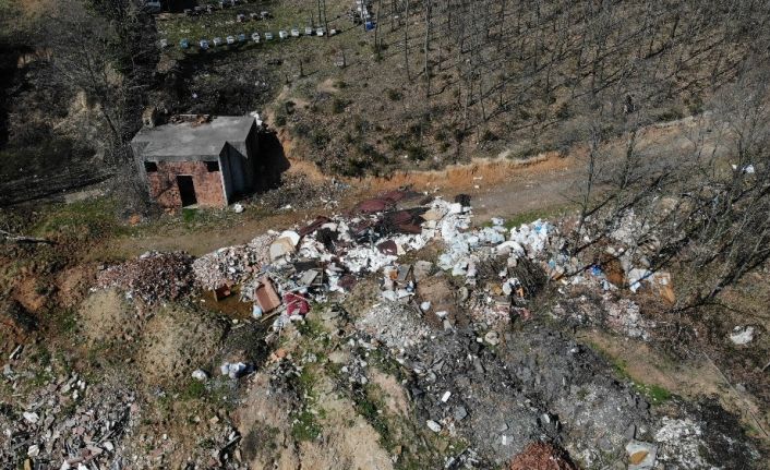 (Özel) Şile’deki çevre katliamı havadan görüntülendi