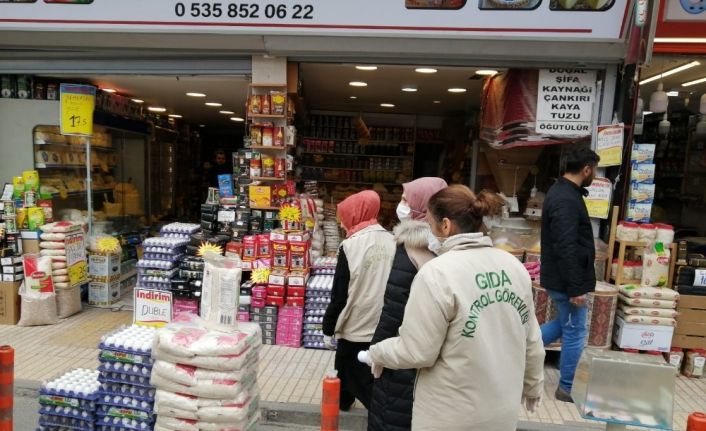 Rize’de açıkta satılan gıda maddeleri denetlendi