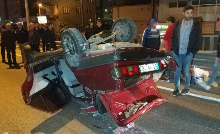 Samsun’da trafik kazası: 3 yaralı