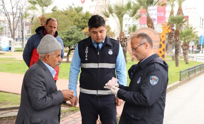 Samsun’da zabıta 65 yaş denetimi yaptı