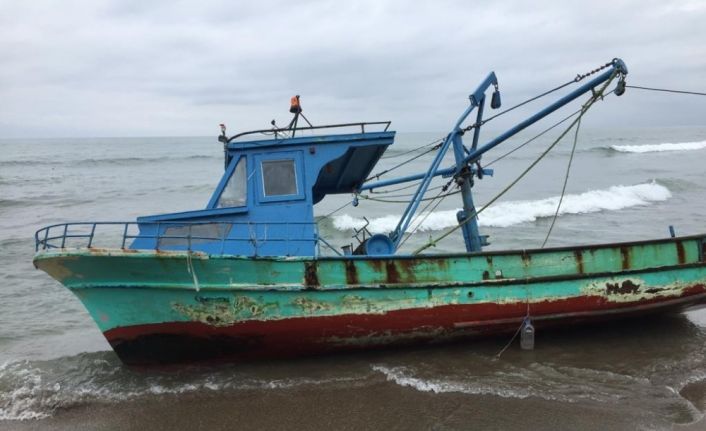 Samsun’dan çalınan tekne Giresun’da bulundu