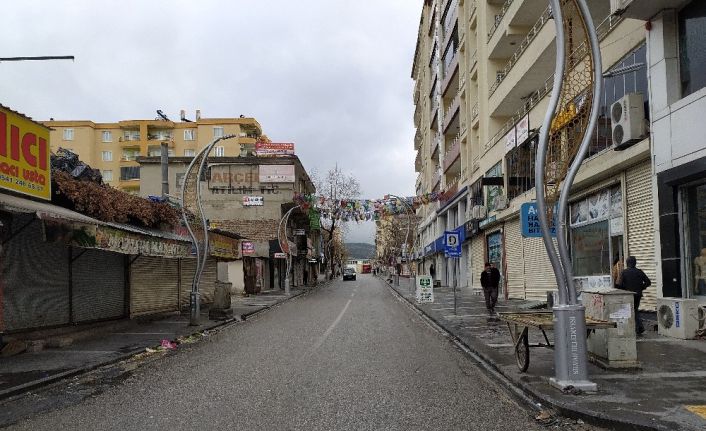 Silvan’da korona virüs sessizliği