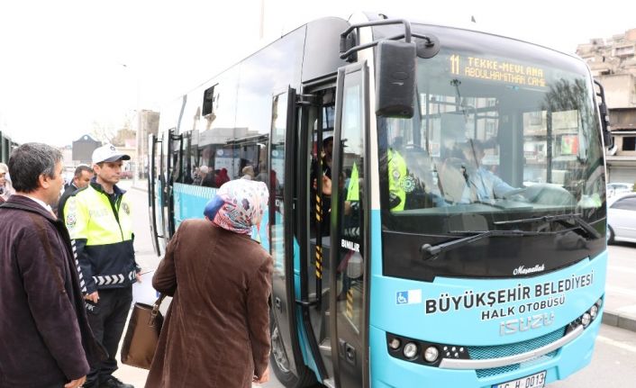 Toplu taşımada korona virüs önlemi