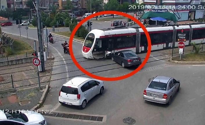 Tramvay kazaları kamerada