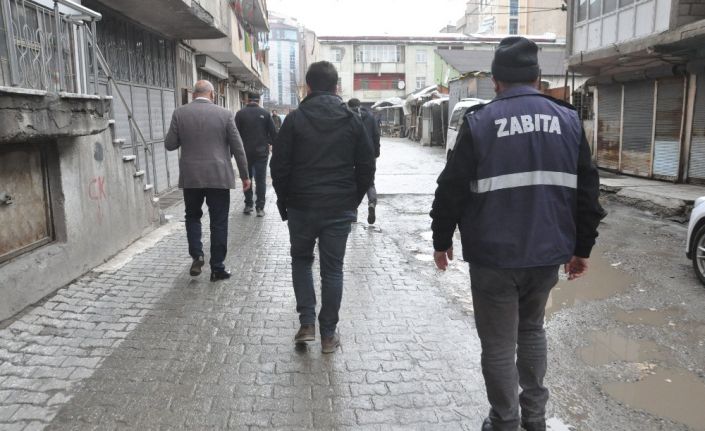 Yüksekova’da korona virüs denetimi