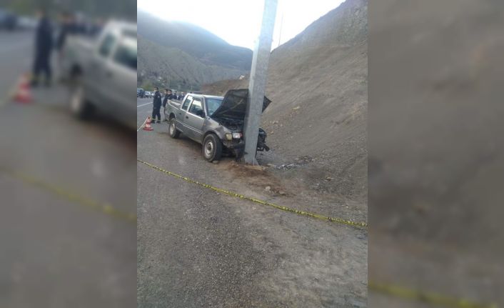 Artvin’de trafik kazası: 1 ölü,1 yaralı