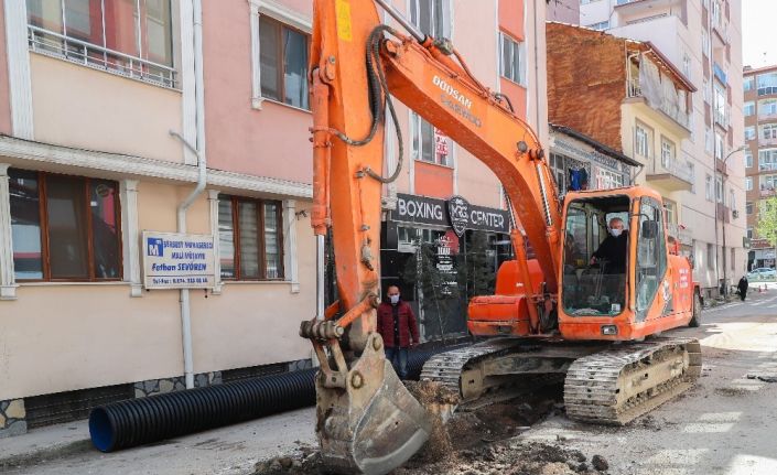 Balıklı ve Servi mahallelerine yağmur suyu hattı