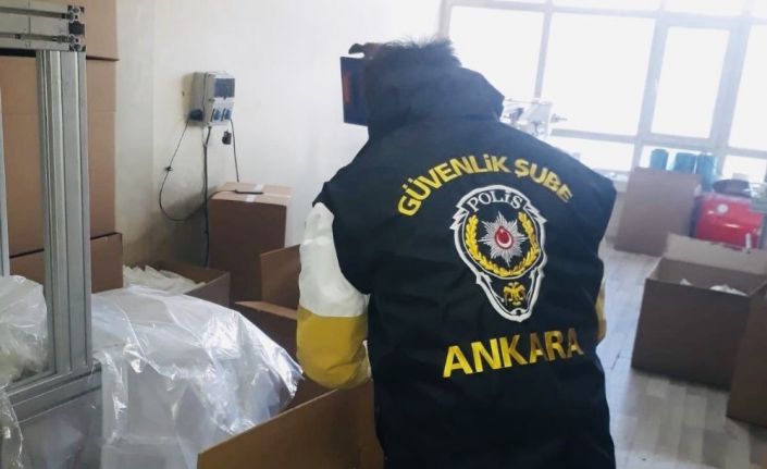 Başkent’te 30 bin kaçak maske ele geçirildi