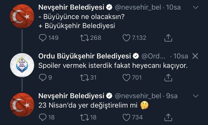 Büyüyünce ne olacak; Büyükşehir Belediyesi