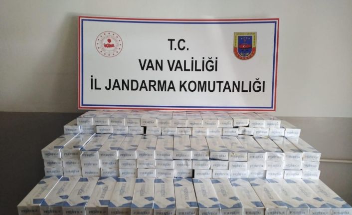 Çaldıran’da 7 bin paket kaçak sigara ele geçirildi