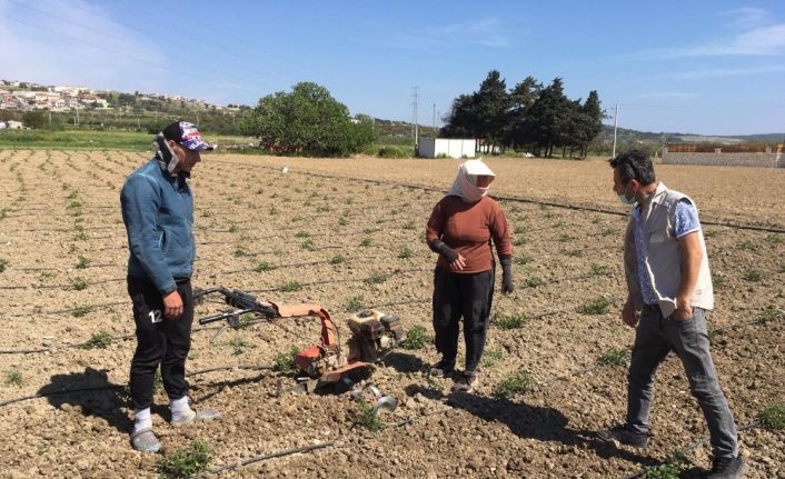 Çeşmeli üretici kısıtlama günlerinde de üretimde