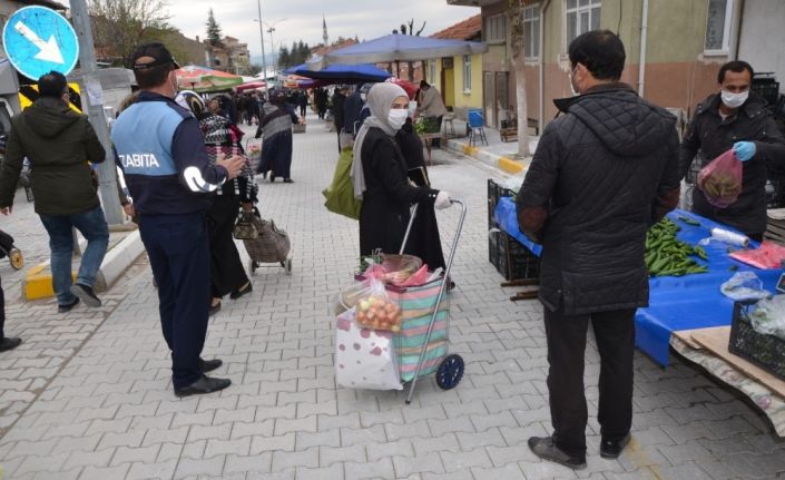 Emet pazarında olağanüstü önlemler alındı