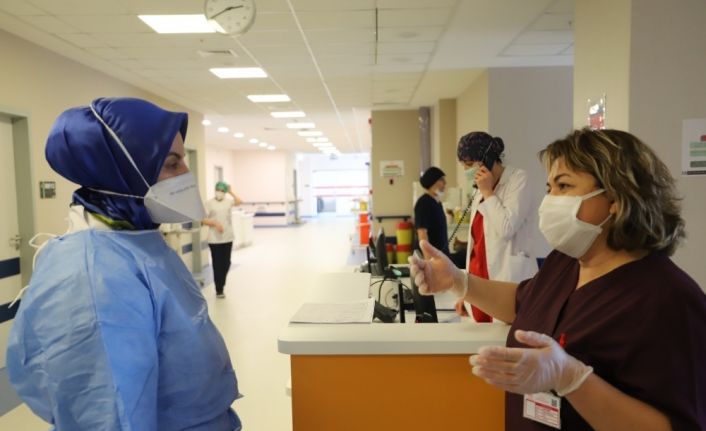 Hastanedeki personele psikiyatri kliniğinden destek