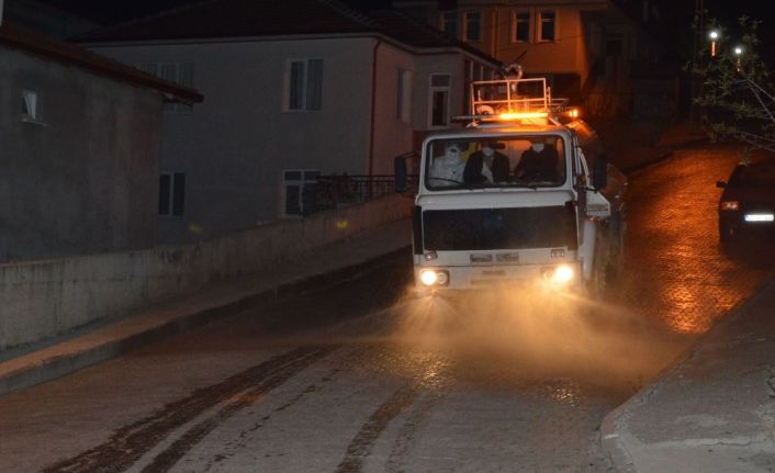 Havza’da mahallerde dezenfeksiyon çalışması