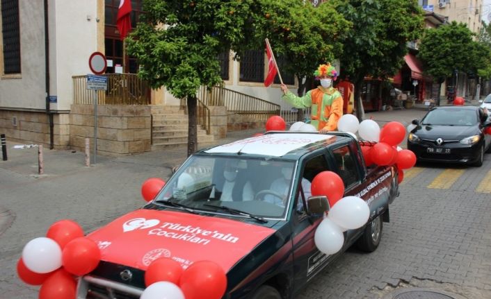 İl Milli Eğitim’in 23 Nisan Konvoyu çocuklar için yollardaydı