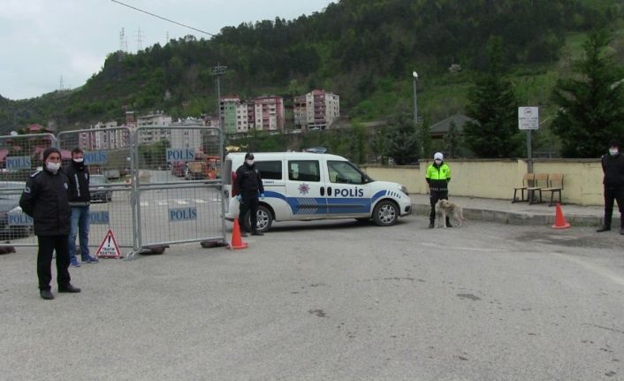 Karantina altındaki Artvin’in Borçka ilçesinde sessizlik hakim