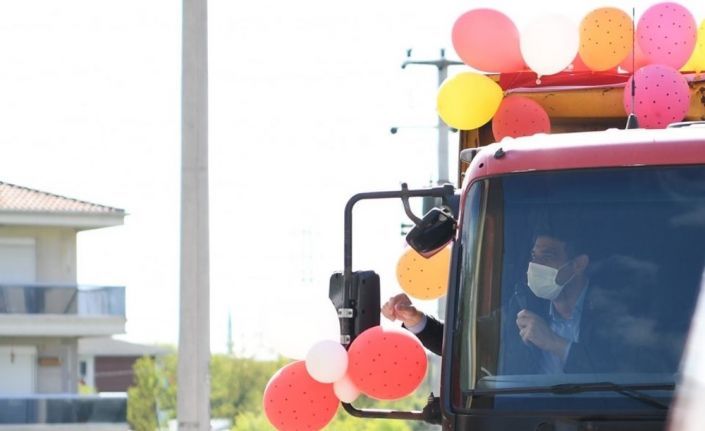 Kartepe’de çocuklar 23 Nisan coşkusunu böyle yaşadı