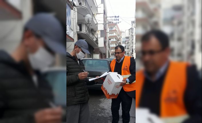 Kaymakamlıktan ihtiyaç sahiplerine gıda yardımı