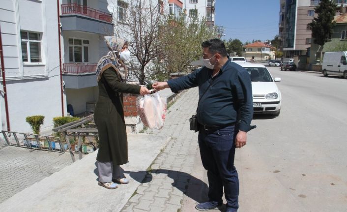 Konya’nın Beyşehir ilçesinde cadde ve sokaklar sessiz