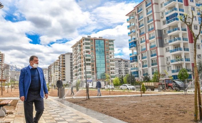 Malatya’da 30 dönümlük park büyük oranda tamamlandı