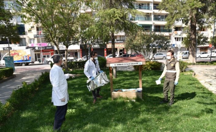 Manisa’da sokak hayvanları unutulmadı