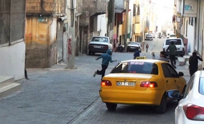 Onlar kaçtı polis kovaladı