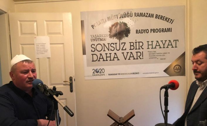 Polatlı’da radyo ve sosyal medya üzerinden Ramazan Mukabelesi