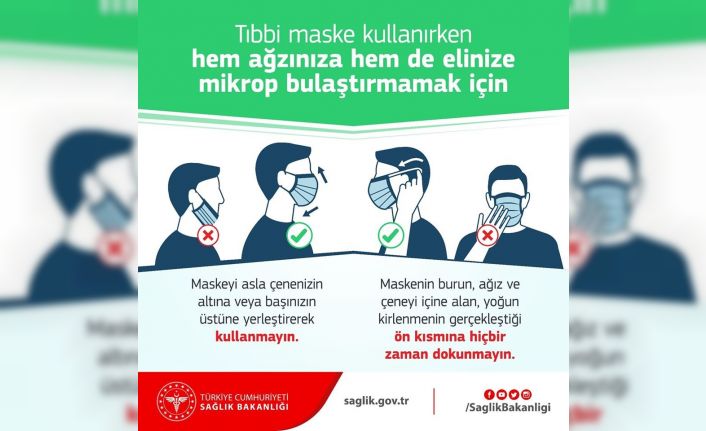 Sağlık Müdürlüğü’nden maske kullanım uyarısı