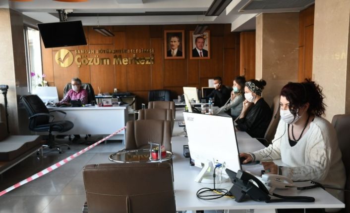 Samsun Büyükşehir Belediyesi ekipleri yasağı hissettirmedi