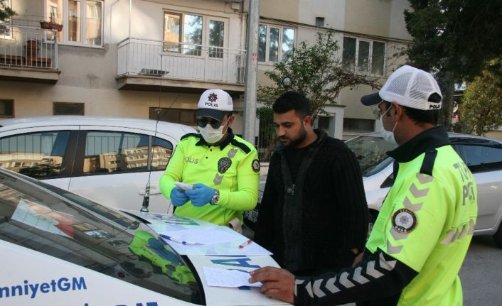 Sokağa çıkma yasağını delen trafik magandası polis kovalamacasında yakalandı