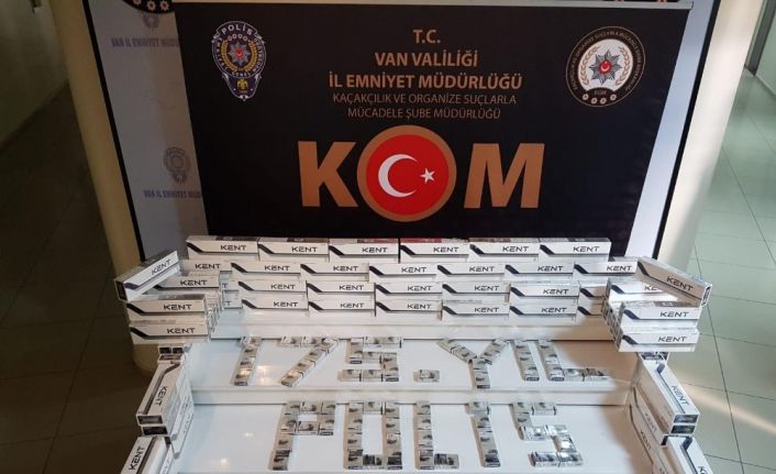 Van’da 5 bin 550 paket kaçak sigara ele geçirildi